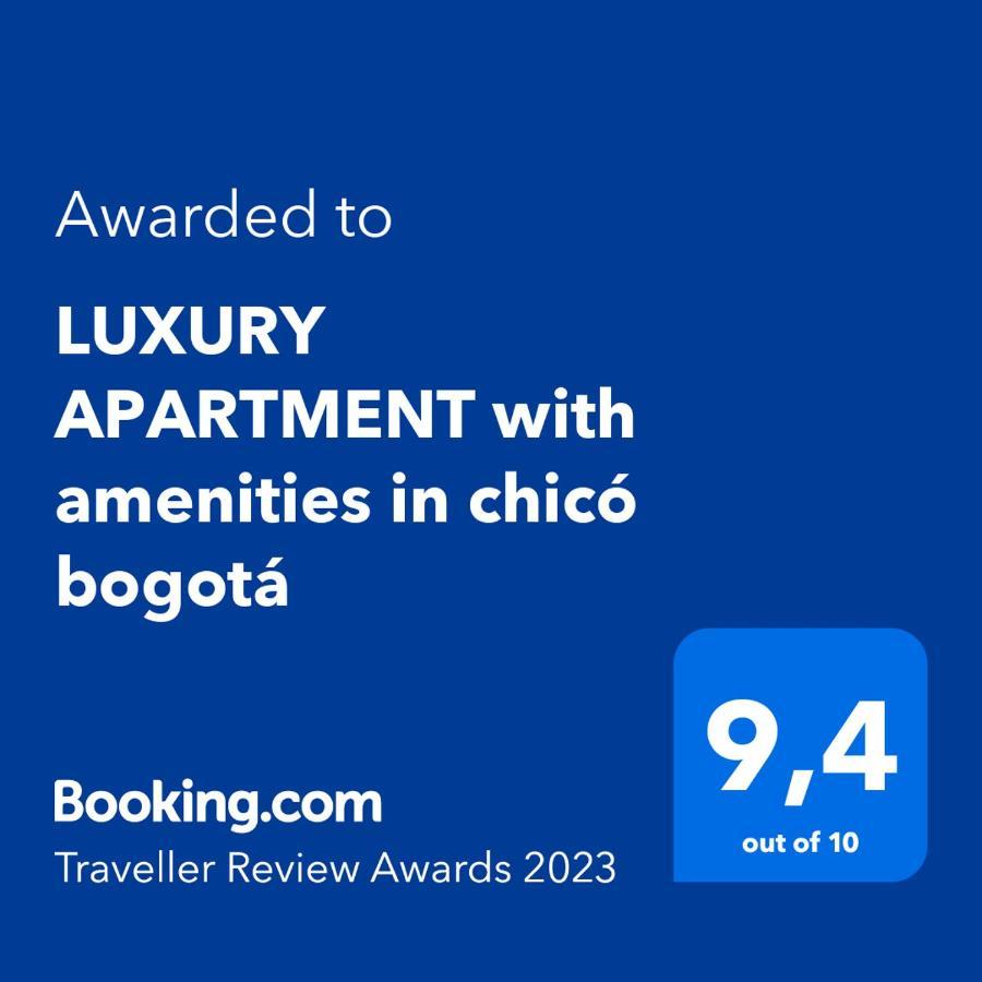 Luxury Apartment With Amenities In Chico Bogotá Eksteriør bilde
